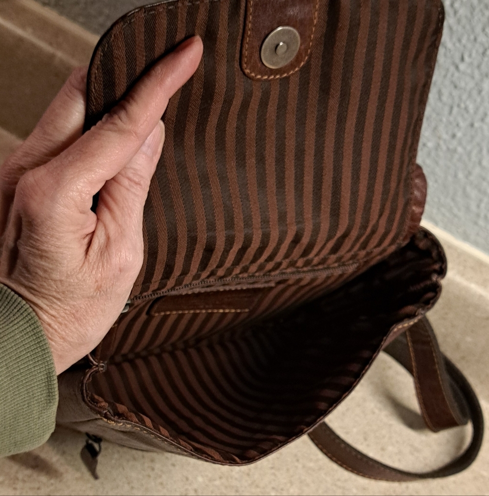 Jack George Leather Crossbody Bag - Picture 10 of 14